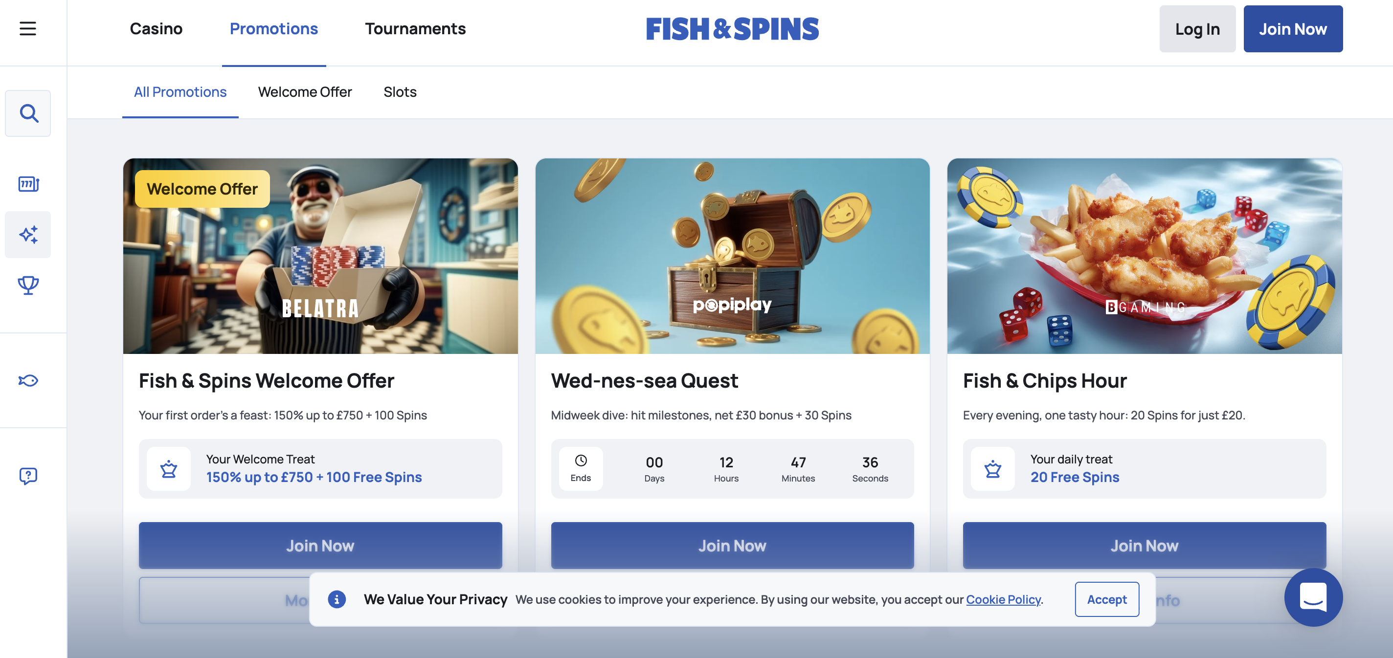 Fish & Spins Screenshot 2